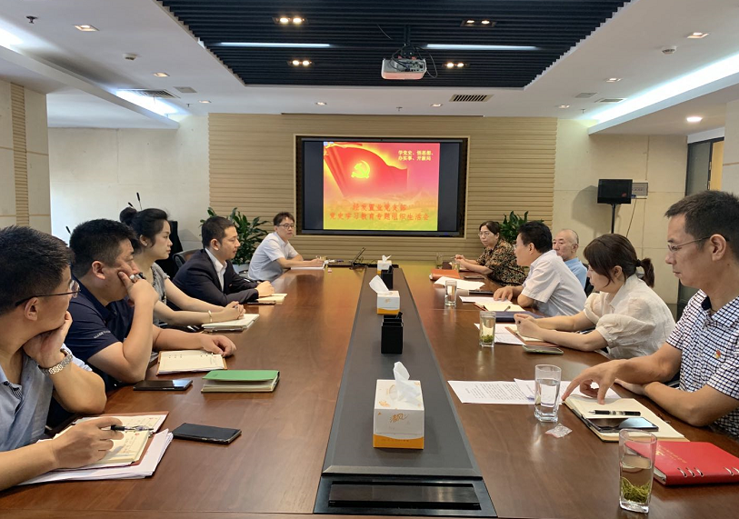 经发置业党支部召开党史学习教育专题组织生活会